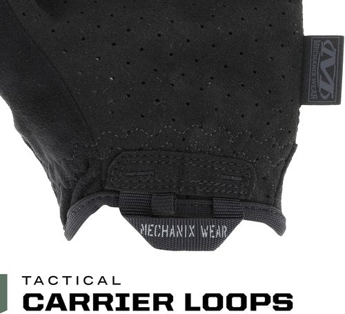 Mechanix Wear Tactical Gloves - Ventilated High-Dexterity Field Work Gloves - Touchscreen Compatible | XX-Large - Covert Black