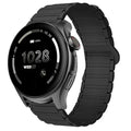 Compatible with Cubitt Viva Pro Smart Watch Band, Lamshaw Quick Release Silicone Sport Strap Replacement Watchband Compatible for Cubitt Viva Pro, Viva, Aura Pro, Aura Smart Watch (Black, 22mm size band)