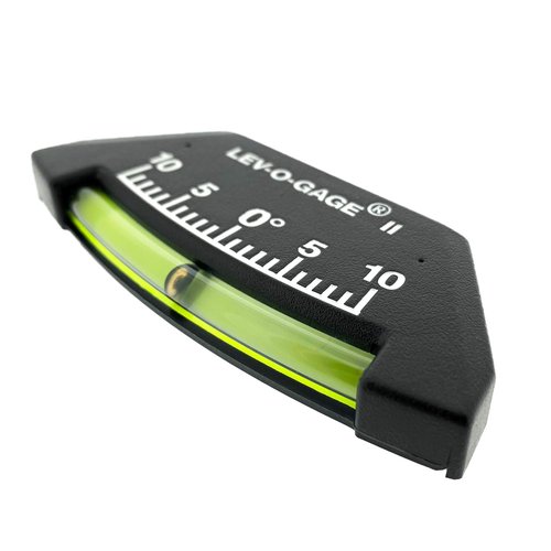 Sun Company Lev-o-Gage II - Marine Clinometer | Fore and AFT Trim Aid | Shatterproof Flex-Tube Design Boat Clinometer
