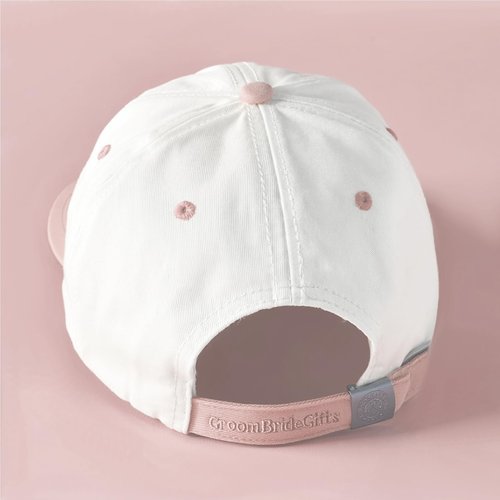 LADY&HOME Bride Baseball Hat,Bach Party Decorations,Bridal Shower Accessory,Bride to Be Gift,Bridesmaid Favor (Pink)