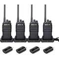 Retevis RT17 Walkie Talkies Long Range for Adults,Rechargeable 2 Way Radios with USB Charger Base, Lightweight Two Way Radio with 1200mAh Battery, Handsfree for Family Skiing Hunting Gifts(4 Pack)
