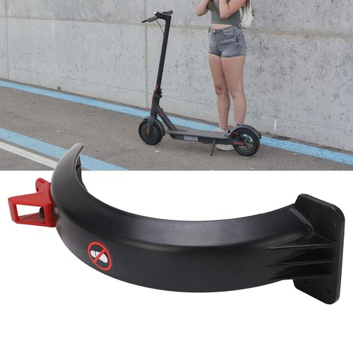 Scooter Rear Mud Guard, Rear Mud Guard with Hook Reflective Strip Plastic Scooter Accessory for GXL V2 Rainy Day