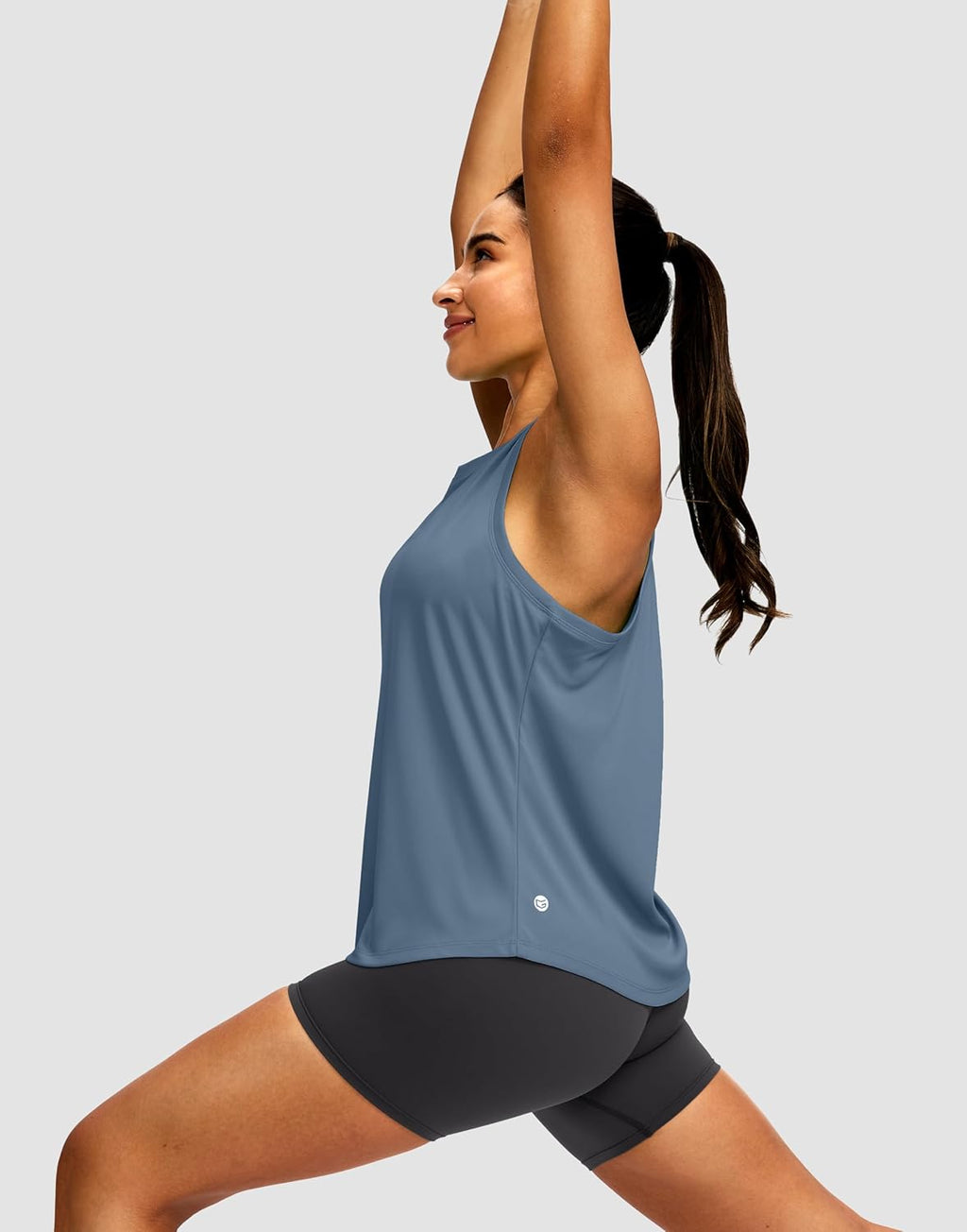 Skiennix Women's Racerback Workout Tank Top - Sleeveless Loose Fit Yoga & Running Gym Shirt