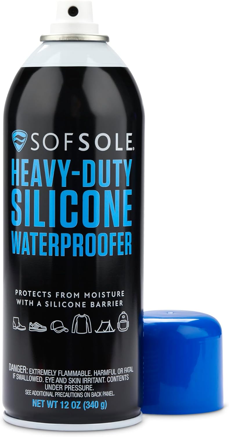 Sof Sole Silicone Waterproofer Spray - Protect Boots, Tents & Gear | 12 Ounce Size