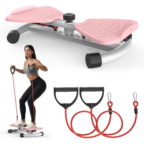 Waist Twister Machine Exercise, Ab Twister Board for Exercise, Waist Twisting Fitness Tool, Core Trainer for Women Belly Fat Loss, Home Gym Workout Equipment, Noiseless, 300 lbs Capacity