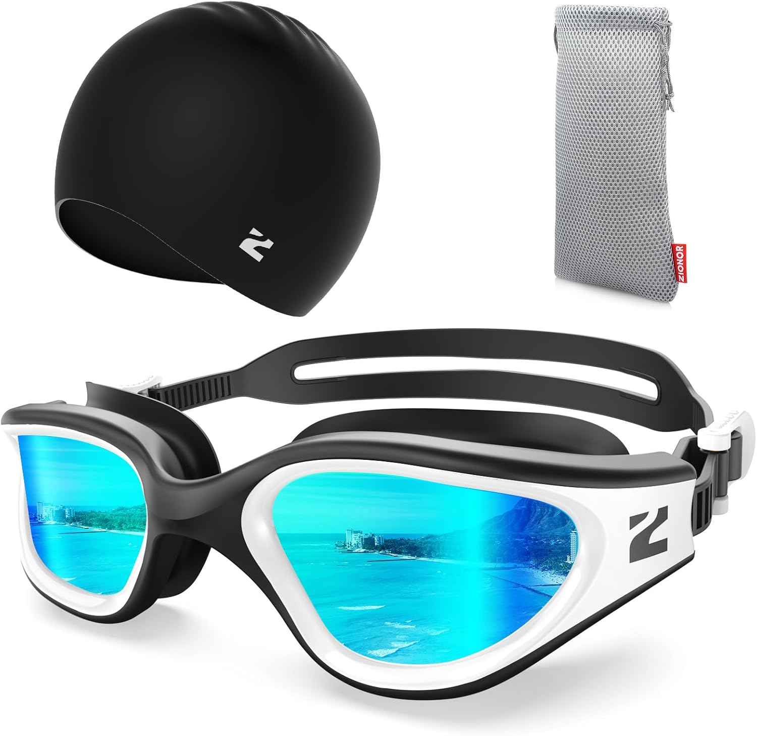 ZIONOR G1+G1Lite Goggles - Premium UV Protection & Anti-Fog Design | Ideal for Water Sports