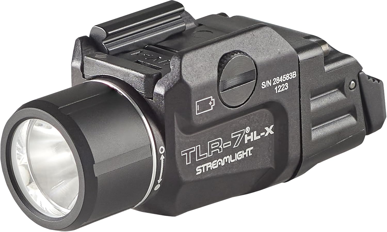 Streamlight TLR-7 HL-X USB Weapon Light - 1000 Lumen, 22000 Candela, Rechargeable, Black