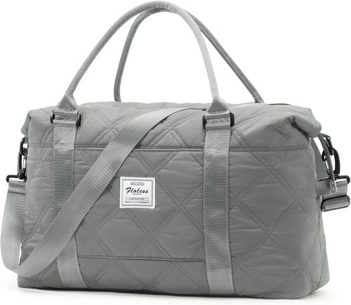 HYC00 Travel Duffel Bag - Stylish Carry-On Weekender for Women | Sports Tote with Wet Pocket