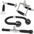 POWER GUIDANCE Triceps Pull Down Attachment, Cable Machine Accessories for Home Gym, Lat Pull Down Attachment Weight Fitness
