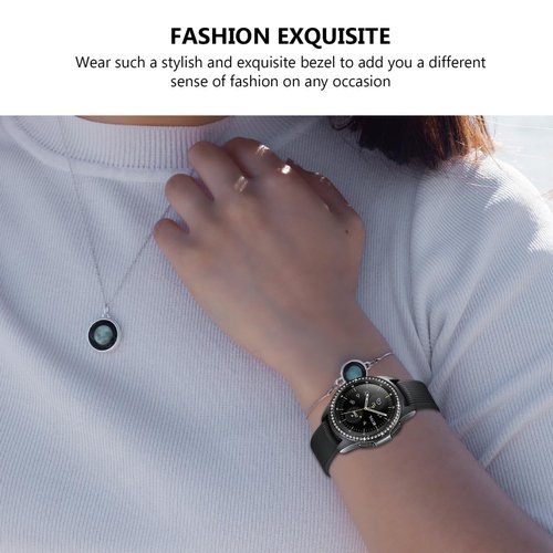 ARTIBETTER Bezel Ring Cover for Watch 42Mm Smartwatch Alloy Metal Frame Scratch Collision Protector Stylish Watch Accessory