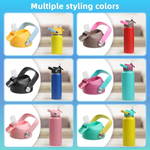 Straw Lid for Hydroflask Wide Mouth - Compatible with Hydro Flask 20, 32, 40 oz and Most Sports Water Bottles (B2)