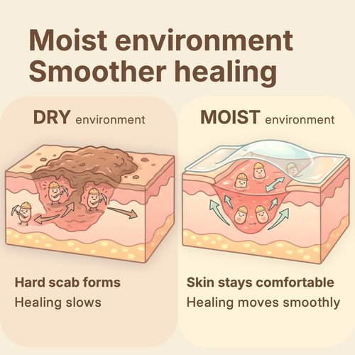Kissprinkle MoistureBand, Fast Healing Hydrocolloid Bandages for Kids, Waterproof & Gentle on Skin (Adventure Collection, 35 Count)