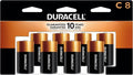 Duracell Coppertop C Batteries - Long-Lasting Power | 8 Count Pack for Household & Office Use