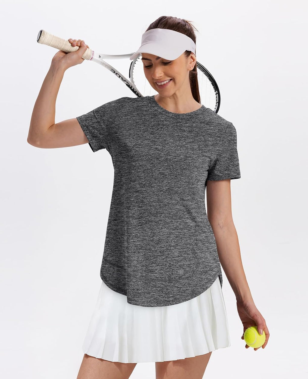 XIEERDUO Women's Workout Tops - Quick Dry Short Sleeve Shirts for Hiking & Running | Sizes S-3XL