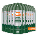 OFF! Deep Woods Insect Repellent Spray with 25 Percent DEET Provides up to 8 Hours of Mosquito Protection 6 Ounce (Pack of 12)