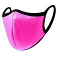 エアイーゼ Undergarment Maker Sports Mask, Easy to Converse and Breathe, Comfortable and Stays In Place, Washable 3D Mask, Unisex (Neon pink, M size (2 piece))