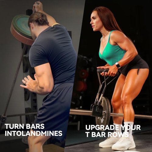 BROQIXIN Home Gym Clips : Load Dumbbells on Barbells, Turn Bars into Landmines, T-Bar Row with Any Grip, Hook Dumbbells on Dip Belts, Versatile Weightlifting Accessory
