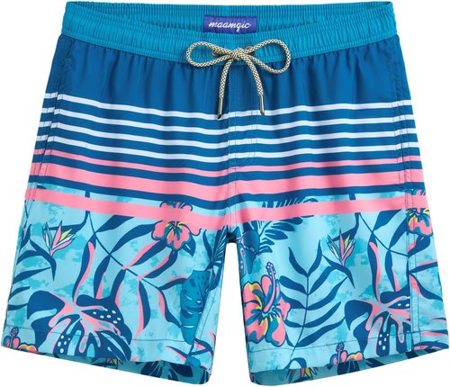 Maamgic Men's Swim Trunks - Quick Dry Swim Shorts with Mesh Lining | Funny Bathing Suits, 7 Inch