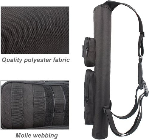KRATARC Archery Quiver Bag - Molle System with Pockets for Hunting & Target Practice