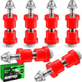 EZGO TXT Spring Bushing Kit With Screw Nuts, Golf Cart Rear Leaf Spring Polyurethane Bushing and Sleeves for EZGO TXT/Medalist (1994-up) & Club Car DS (1981-up), OEM# 70289-G02 70291-G01 14158-G1