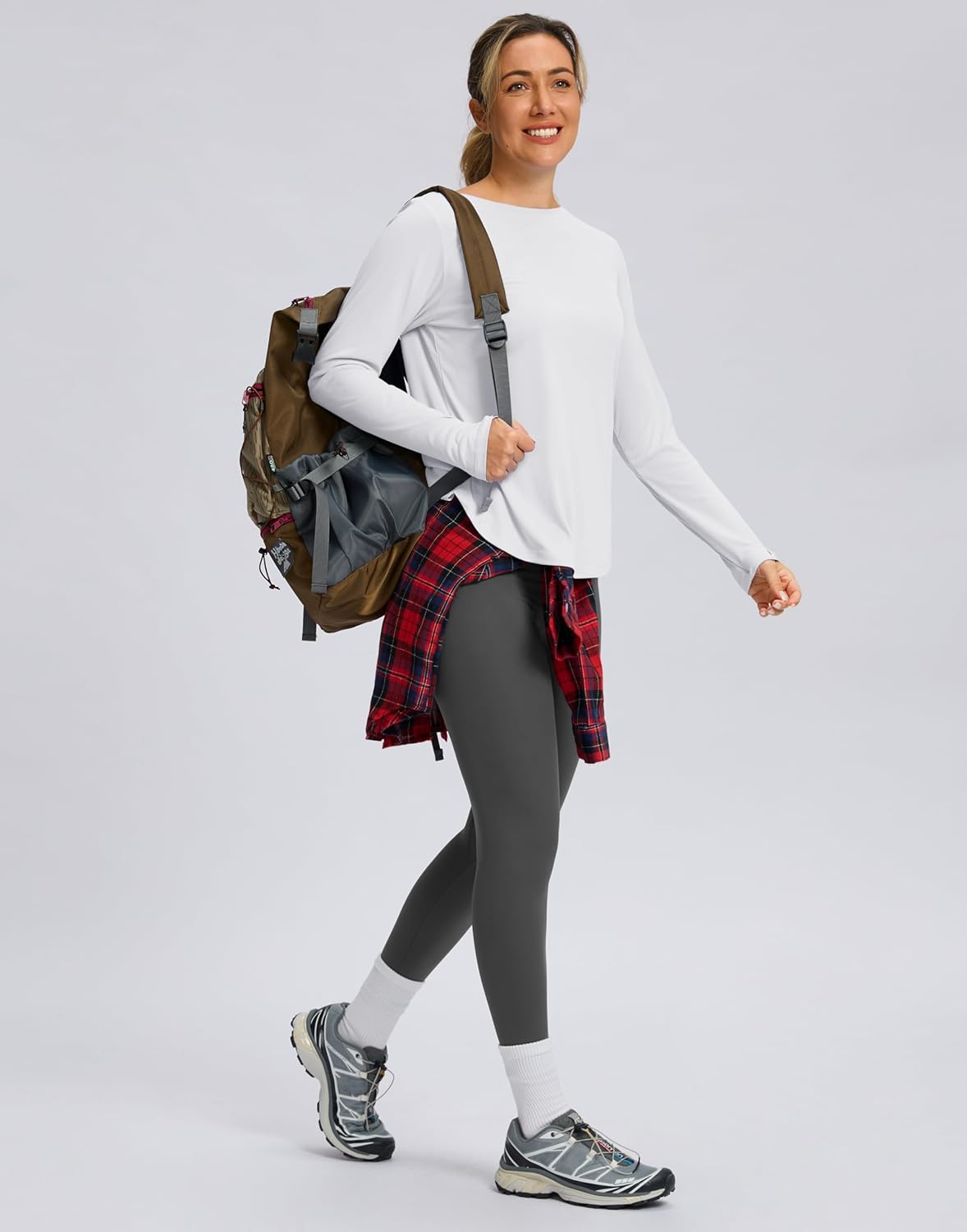 Soothfeel Women's Sun Shirts - UPF 50+ UV Protection, Lightweight Quick-Dry Long Sleeve Tops for Hiking & Outdoor Activities