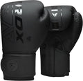 RDX Kids Boxing Gloves - Maya Hide Leather, Kara Patent, 6oz, BLACK+6OZ Variation