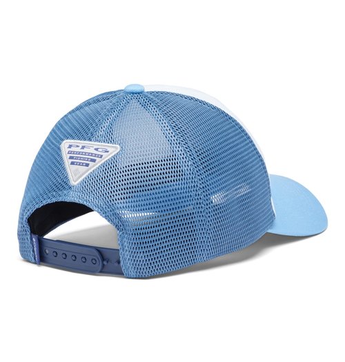 Columbia Unisex PFG Patch Dad Cap, White/Carbon/Fish Star Flag, One Size
