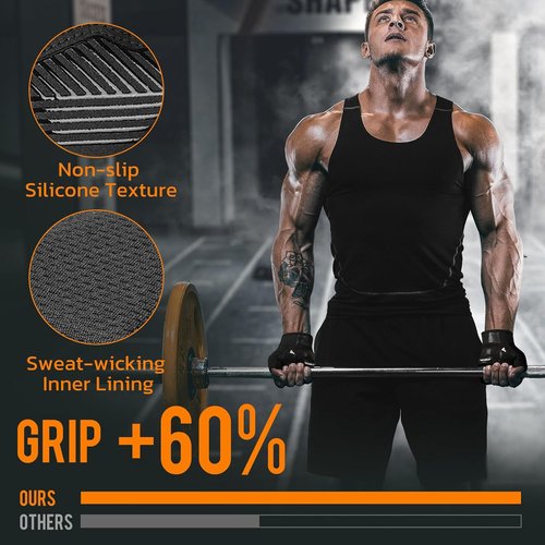 ATERCEL Gym Workout Gloves - Lightweight Weight Lifting Gloves with Excellent Grip for Men & Women | Ideal for Training, Cycling & Climbing