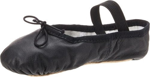 Bloch Girls Dansoft Full Sole Leather Ballet Slippers - Comfortable Dance Shoes for Young Dancers