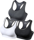 GXXGE High Impact Padded Racerback Sports Bra - Women's Yoga & Gym Activewear, Comfortable Fit