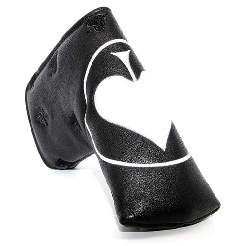 Blade Putter Cover Magnetic Premium Golf Putter Cover Headcover for Blade, Black Golf Club Cover PU Leadther Ace Blade Putter Head Cover for Men Golfer Golf Accessories