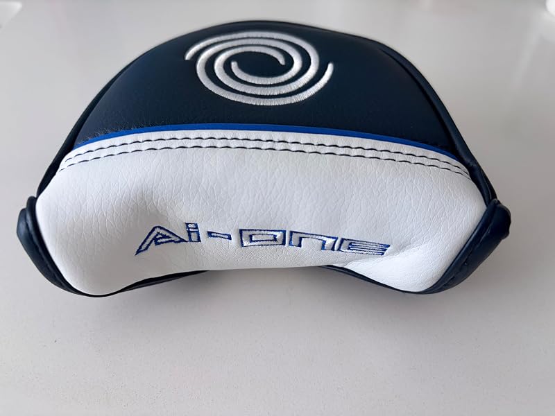 Odyssey Ai One Putter Headcover with Magnetic Closure - Blue White