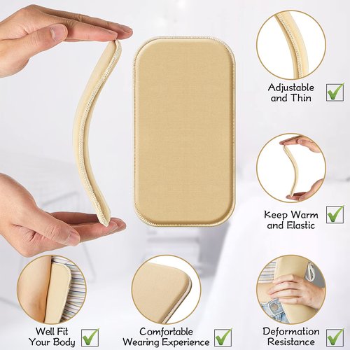 Nuanchu Lipo Foam Pads, Women Lipo Side Foam Lateral Protectors Flattening Boards for Liposuction Post Surgery Recovery, Abdominal Compression Board Preventing Skin Sagging