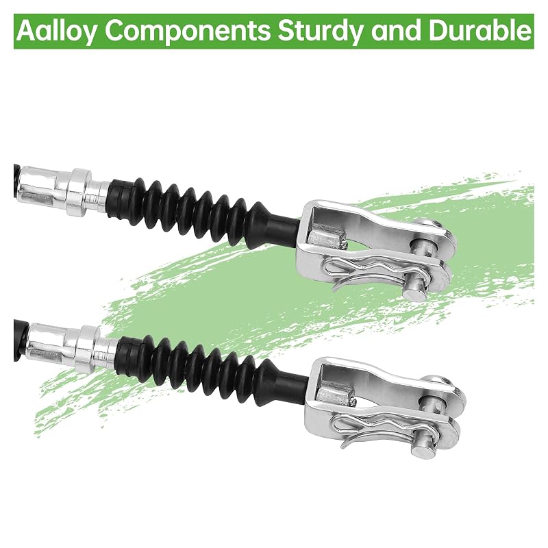 Brake Cable Set for Yamaha Golf Cart G8-G22 51in Passenger, 43in Driver (10L0L)