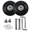 Tostyles Luggage Wheels Replacement, Suitcase Wheels Replacement Part with Precision Ball Bearing 360 Degree Rotation Heavy Duty for Luggage Travel Suitcase Caster (64mm x 18mm)