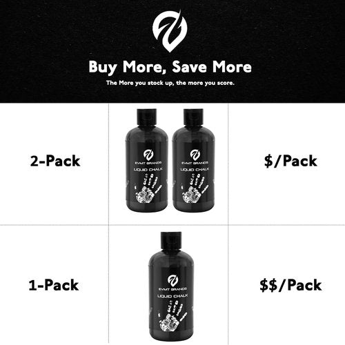 Liquid Chalk - Mess-Free Gym Chalk for Weightlifting, Rock Climbing & More | Sweat Resistant, Long-Lasting Grip