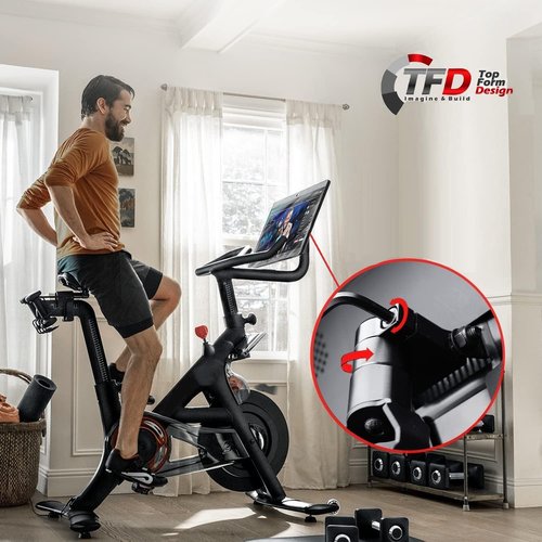 The Pivot for Peloton Bike Screens, Made in USA - 360 Degree of Movement Adjuster | Easily Adjust & Rotate Your Peloton Monitor | Peloton Accessories by TFD
