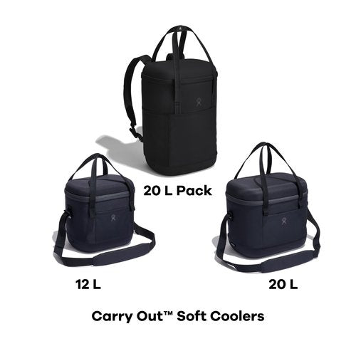 Hydro Flask Cooler Backpack - Insulated Portable Soft Cooler - 20 L Capacity in Cascade Blue