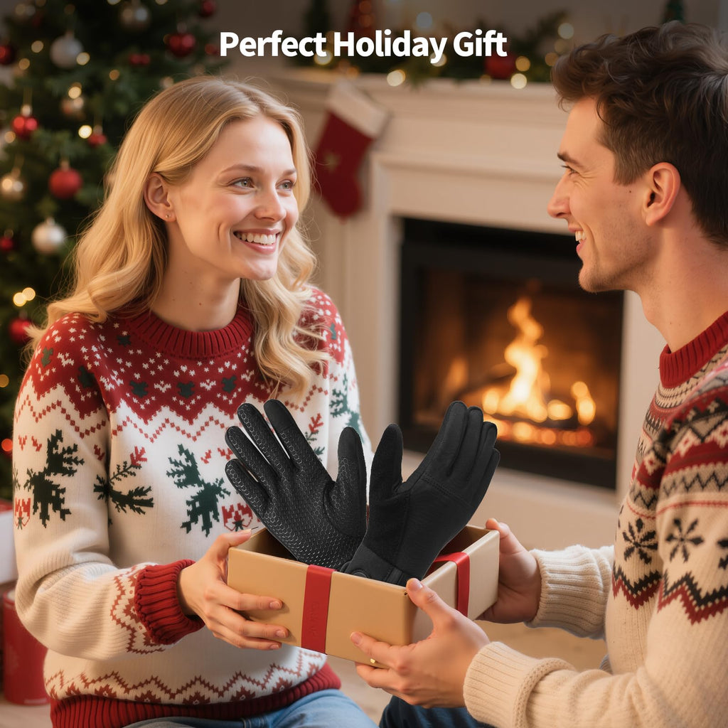 Upgraded Heated Glove Liners for Men & Women, Thin Rechargeable Gloves with Graphene Heating, Touchscreen Compatible, Fast Charge Warmth for Winter Sports & Outdoor Use