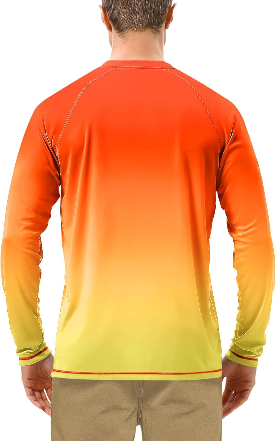 Roadbox Men's UV Sun Protection Shirt - UPF 50+ Long Sleeve Rash Guard for Fishing & Hiking