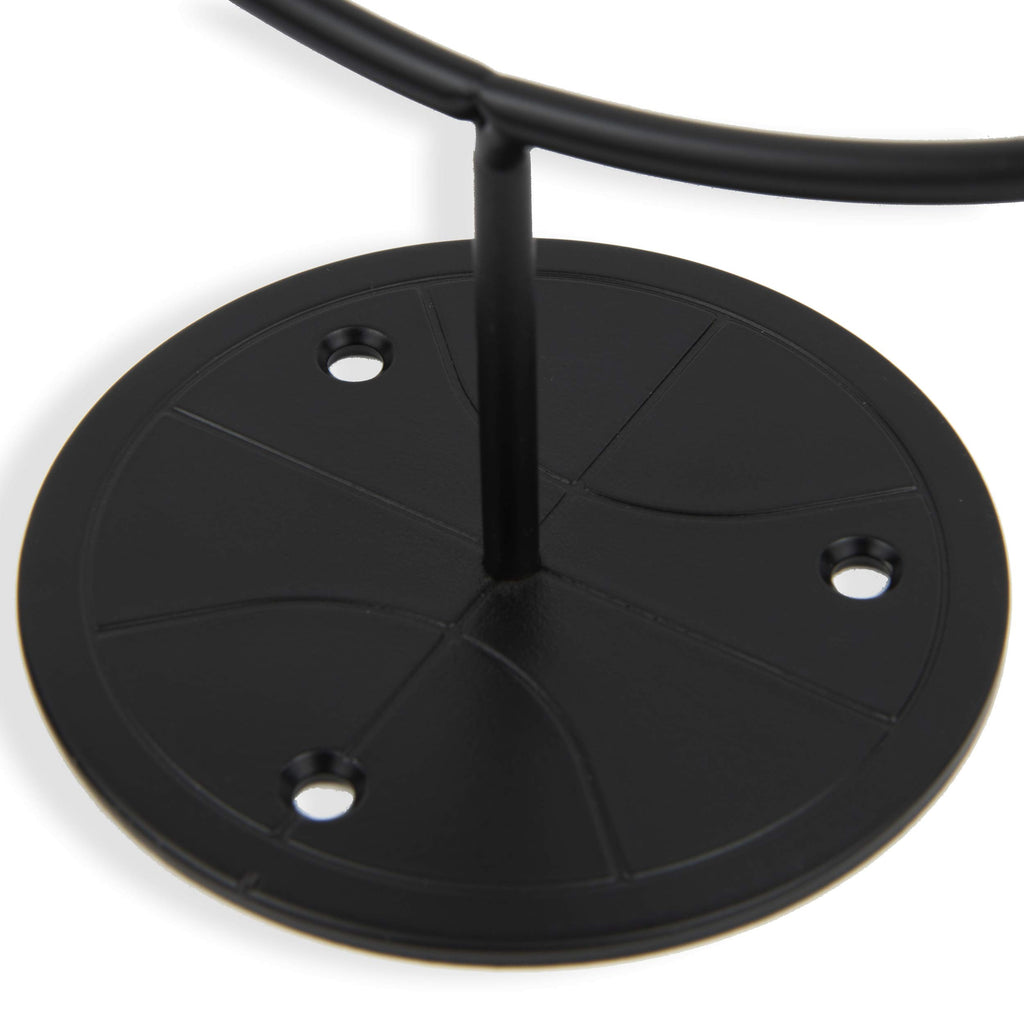 Wallniture Sporta Wall Mounted Ball Storage Sports Ball Holder Rack Display Storage Steel (Black)