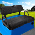 Roykaw 1680D Oxford Cloth Golf Cart RXV Front Seat Covers Compatible with EZGO RXV Front Seat Cushion, Backrest & Bottom Seat Cover, Easy Installation, Wear Resistance