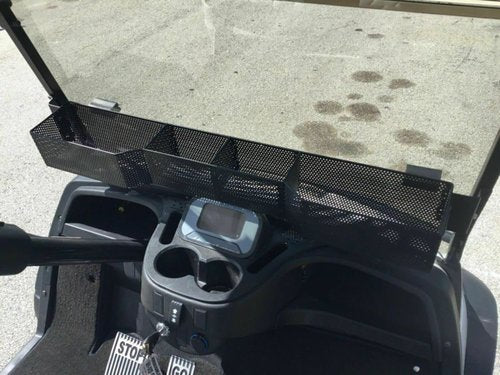 Huskey Golf Cart Baskets Front,One Piece Design Golf Cart Storage Baskets Compatible with I-CON Golf Carts, Sturdy and Larger Compartments.