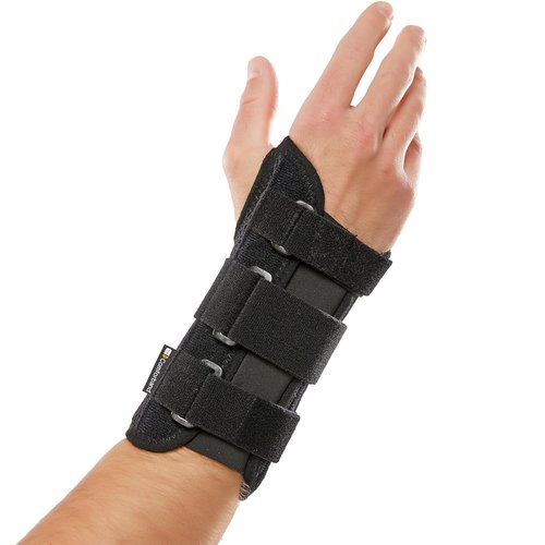 Deluxe 3-Strap Wrist Brace - Adjustable Support for Carpal Tunnel & Tendonitis - Lightweight, Breathable Design (S/M, Right Hand)