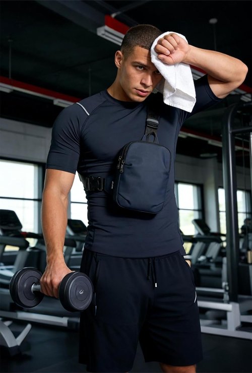 MAXTOP Small Sling Bag - Water Resistant Crossbody Chest Bag for Travel & Sports | Unisex Design