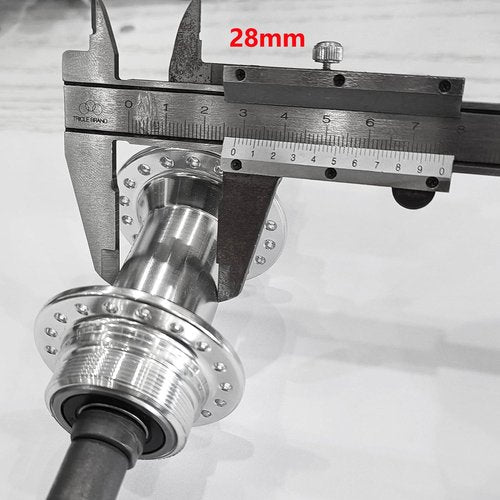 DONSP1986 Bicycle Wheel Part Bicycle Rear Hub 32 Hole,Rear Width 135mm,Double Thread,Alloy Alum Bike Hub