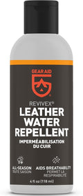 GEAR AID Revivex Leather Water Repellent Spray - Protect Shoes & Boots | 4 Fl Oz