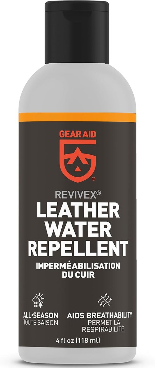 GEAR AID Revivex Leather Water Repellent Spray - Protect Shoes & Boots | 4 Fl Oz
