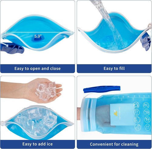 N NEVO RHINO Hydration Bladder | 1.5L-3L Leak-Proof Water Reservoir | BPA-Free Pouch for Hiking Packs