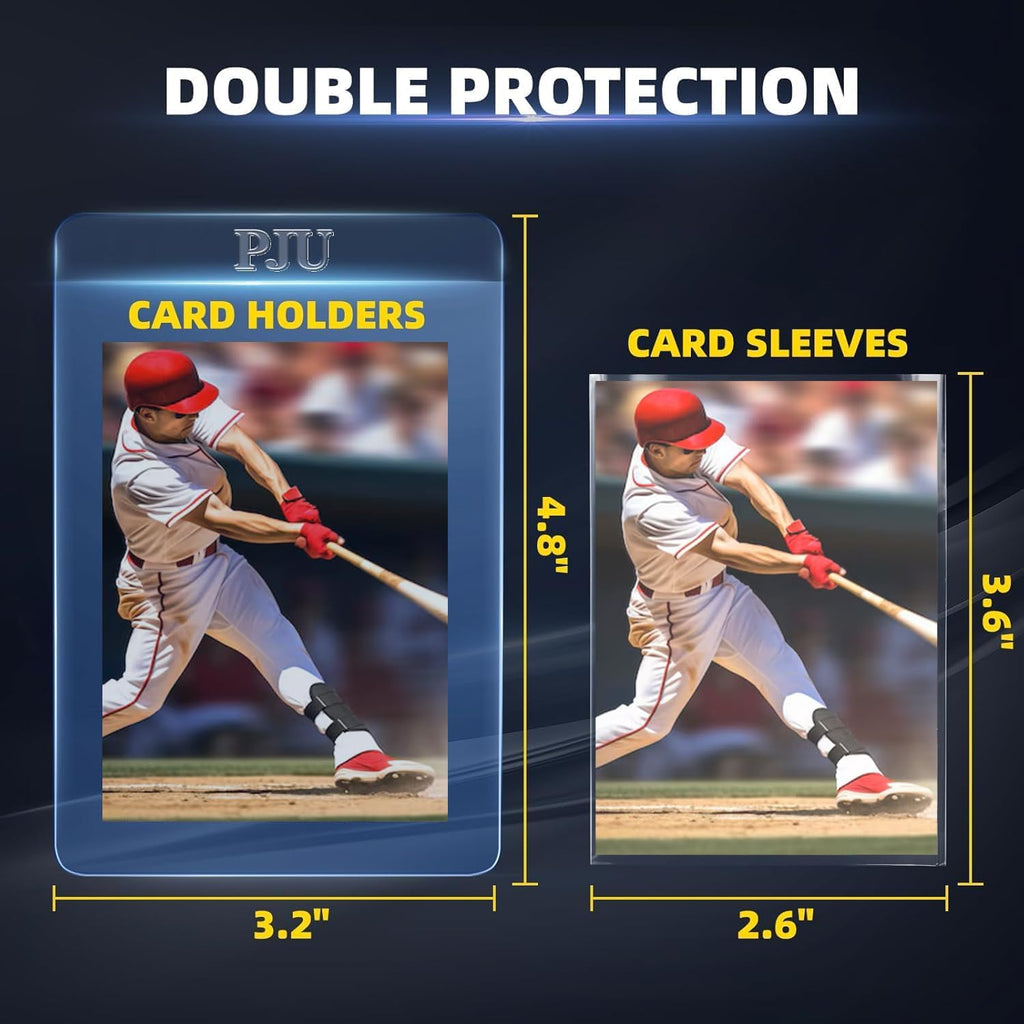 PSA Semi Rigid Card Holders & Sleeves - 1000ct Protectors for Graded Cards | Baseball & Trading Cards